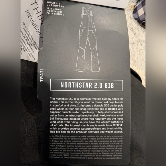 Polaris snow pants Women's TECH54 Northstar 2.0 Bib  Size Small fit M, NWT - Picture 12 of 12